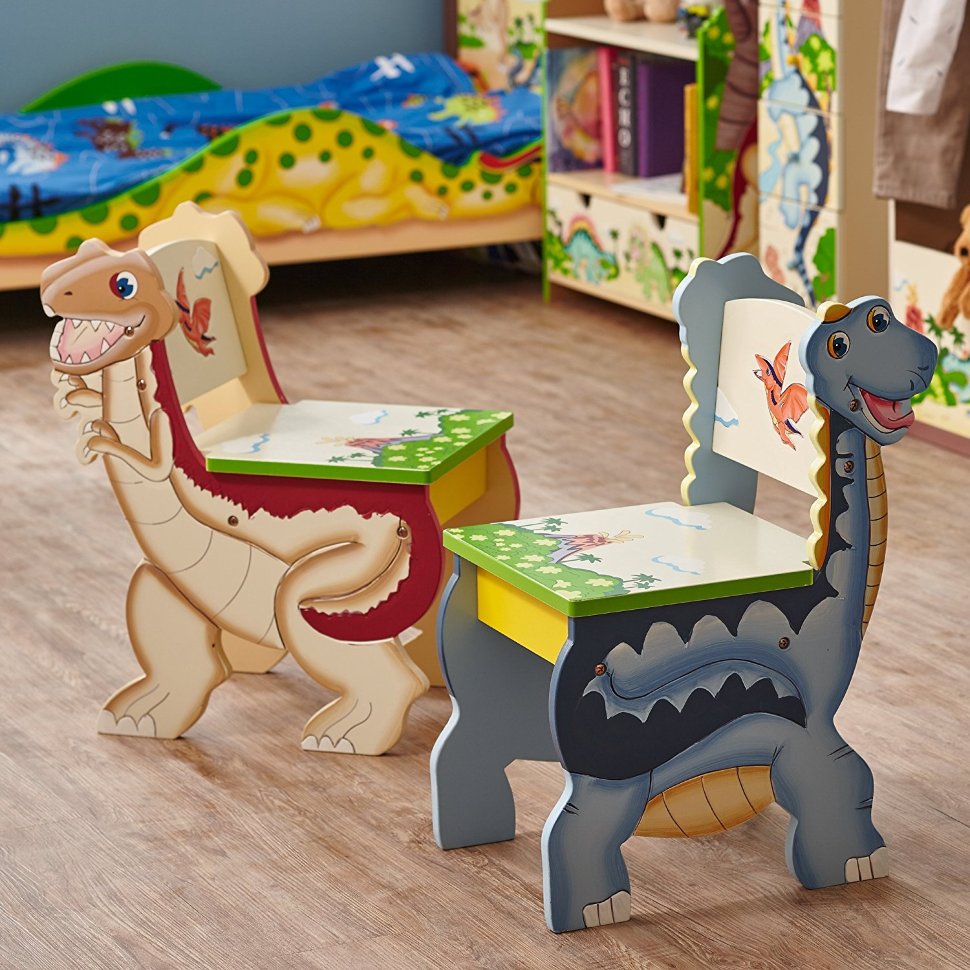 Комплект детских стульев Teamson Dinosaur