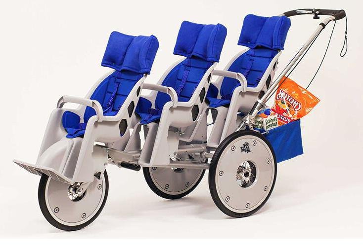 Детская прогулочная коляска для тройни Runabout Triple Stroller