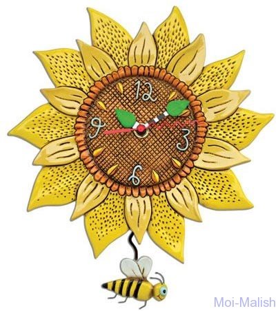 Детские настенные часы Allen Design Sonnenblume