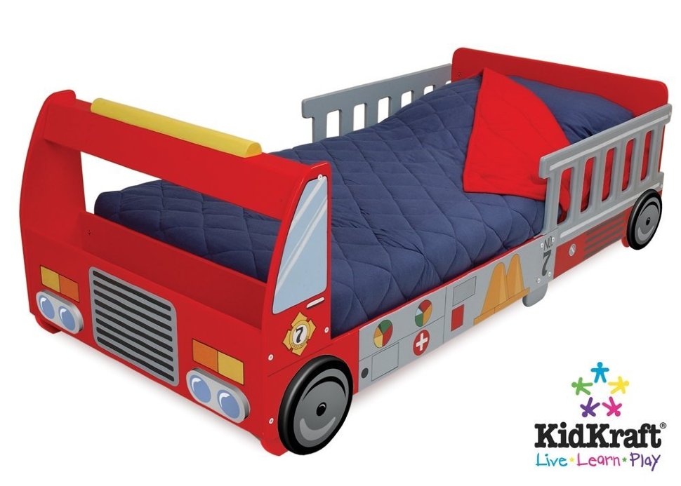 Детская подростковая кровать Kidkraft Пожарная машина