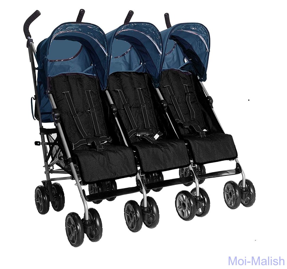 Детская коляска для тройни Kidz Kargo Citi Elite