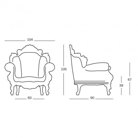 Дизайнерское кресло Magis Proust Outdoor 