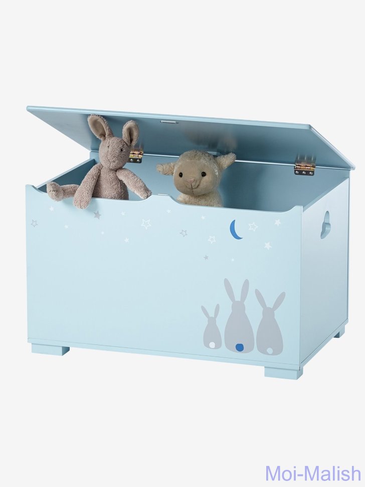 Детский ящик для игрушек Vertbaudet Blau Zoo 