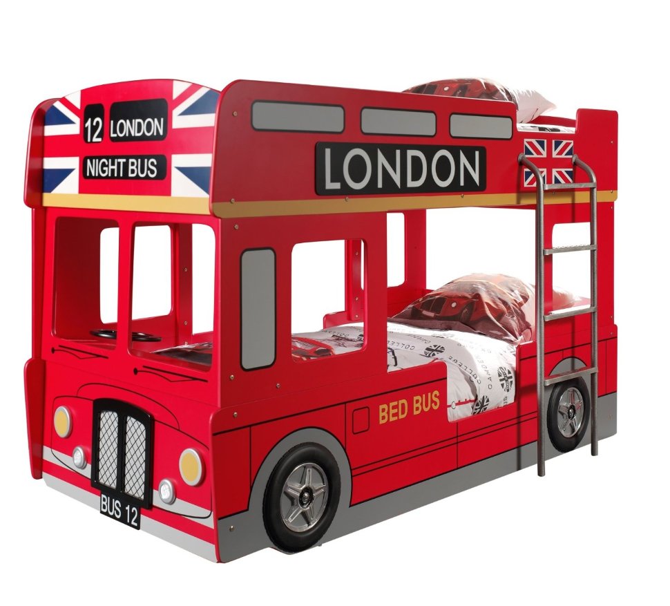 Детская кровать автобус Vipack London Bus