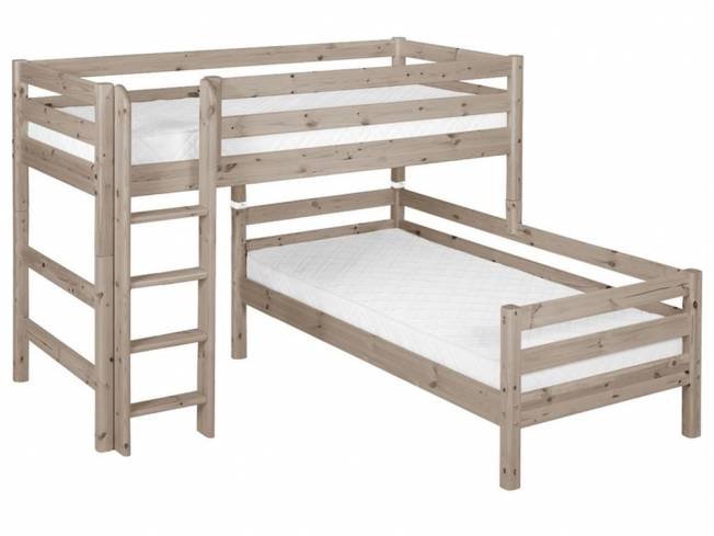 Детская двухъярусная кровать Flexa Classic Combi Bett