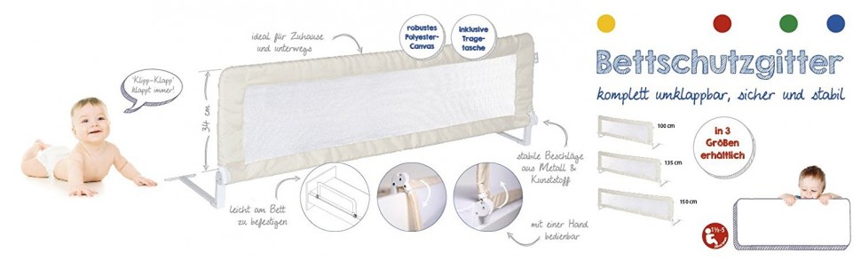 Детский защитный барьер для кроватки Roba Origin