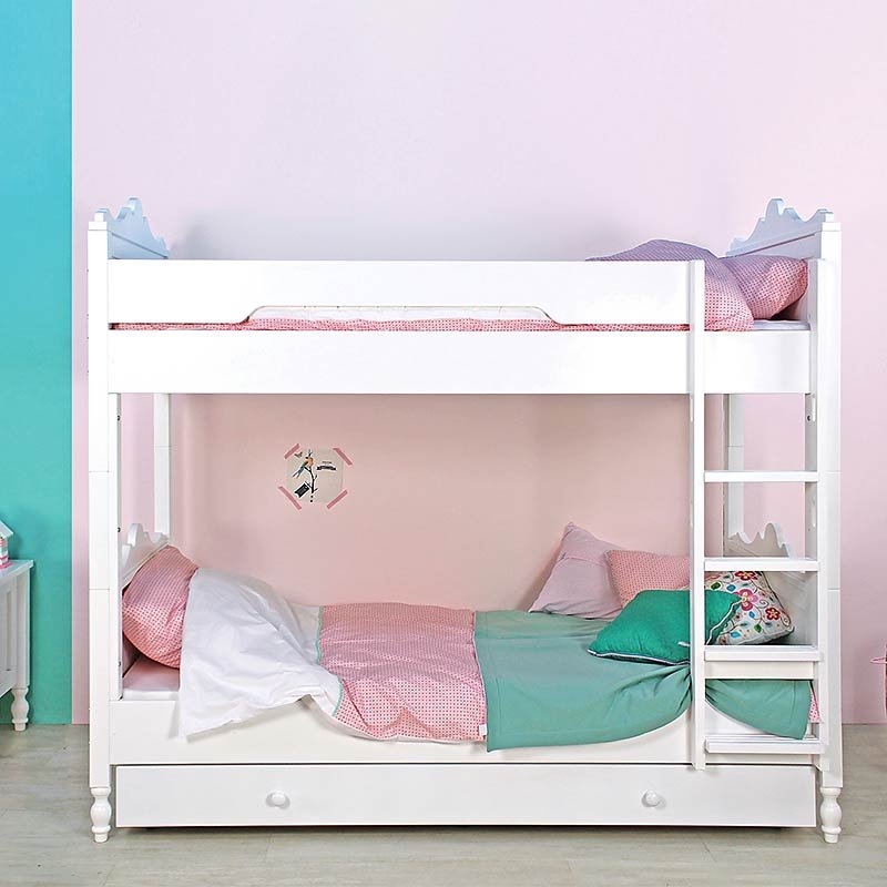 Детская двухъярусная кровать Bopita Belle Treppe