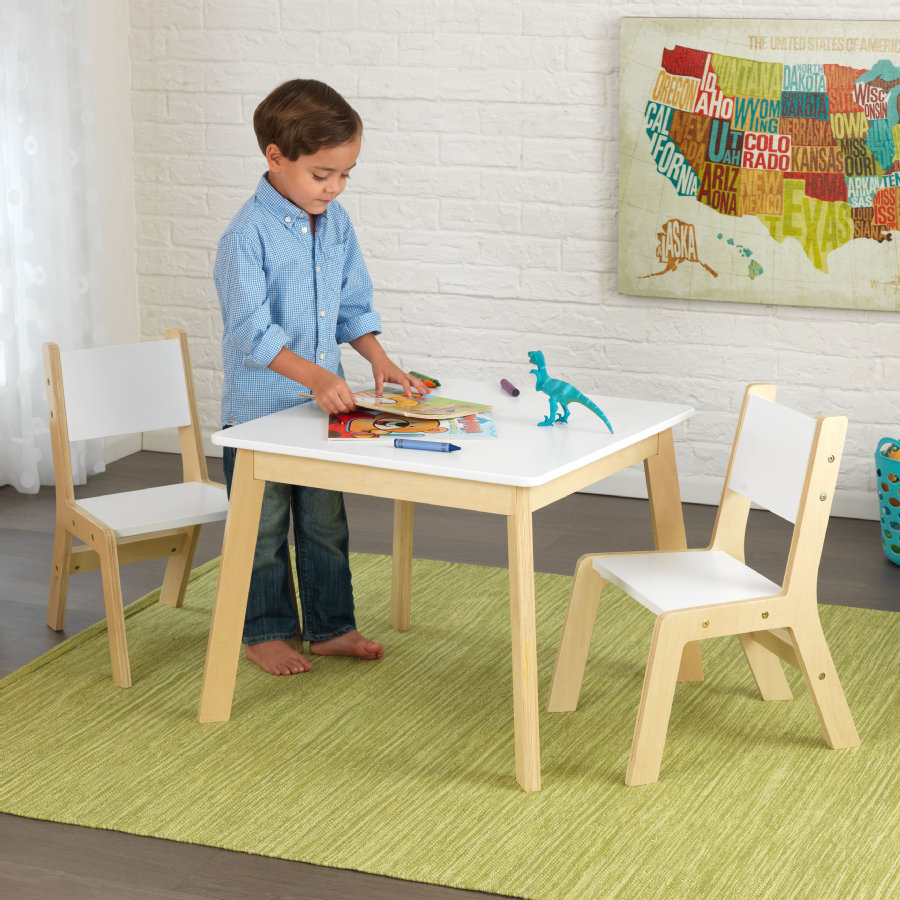 Детский комплект стол и стульчики KidKraft® Moderner