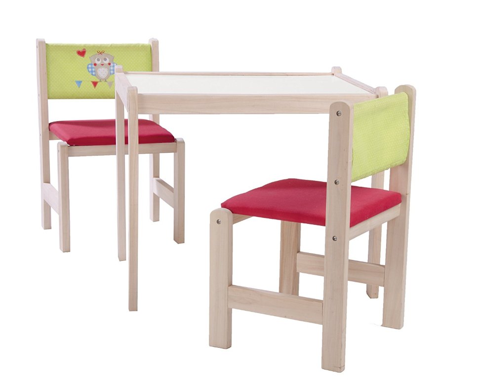 Детский комплект стол и стулья Roba Eule