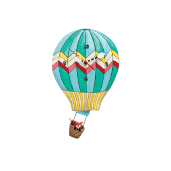 Детские настенные часы Allen Design Hot Air Balloon 