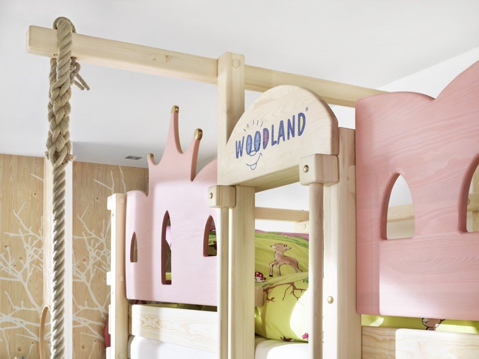 Детская двухъярусная кровать Woodland Calgary