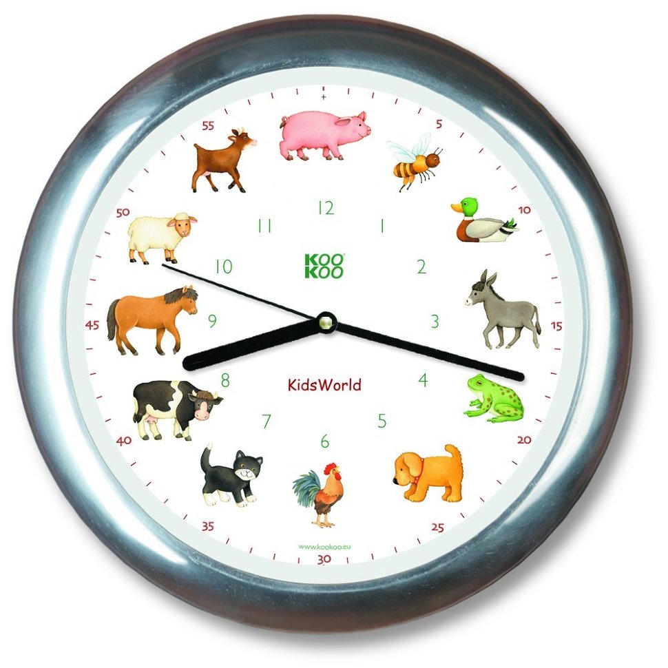 Детские настенные часы KidsWorld Kookoo