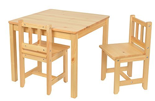 Детский комплект стол и стулья Ts-Ideen Holz