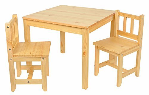 Детский комплект стол и стулья Ts-Ideen Holz