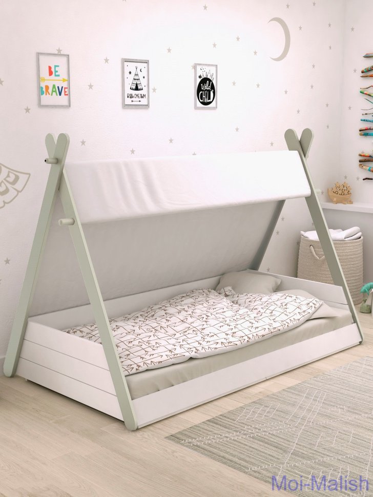 Детская подростковая кровать Vertbaudet Bivouac 