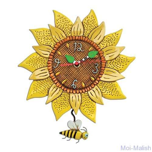 Детские настенные часы Allen Design Sunflower 