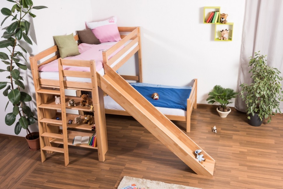 Детская двухъярусная кровать Steiner Shopping Pauli Holz