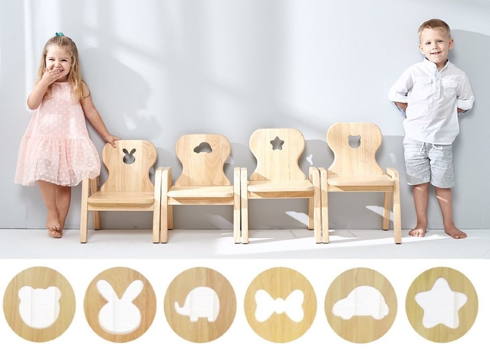 Детский комплект стол и стульчик MesaSilla Nature 