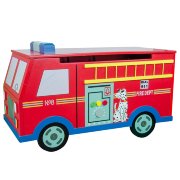 Детский ящик для игрушек Teamson Feuerwehr Auto