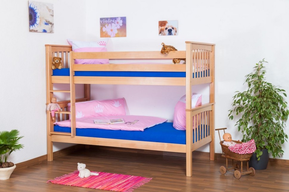 Детская двухъярусная кровать  Steiner Shopping Mario Buche Er