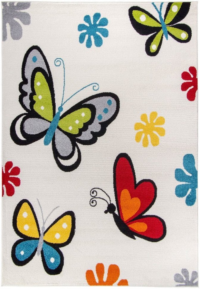 Детский ковер Carpetforyou Butterfly Blumen