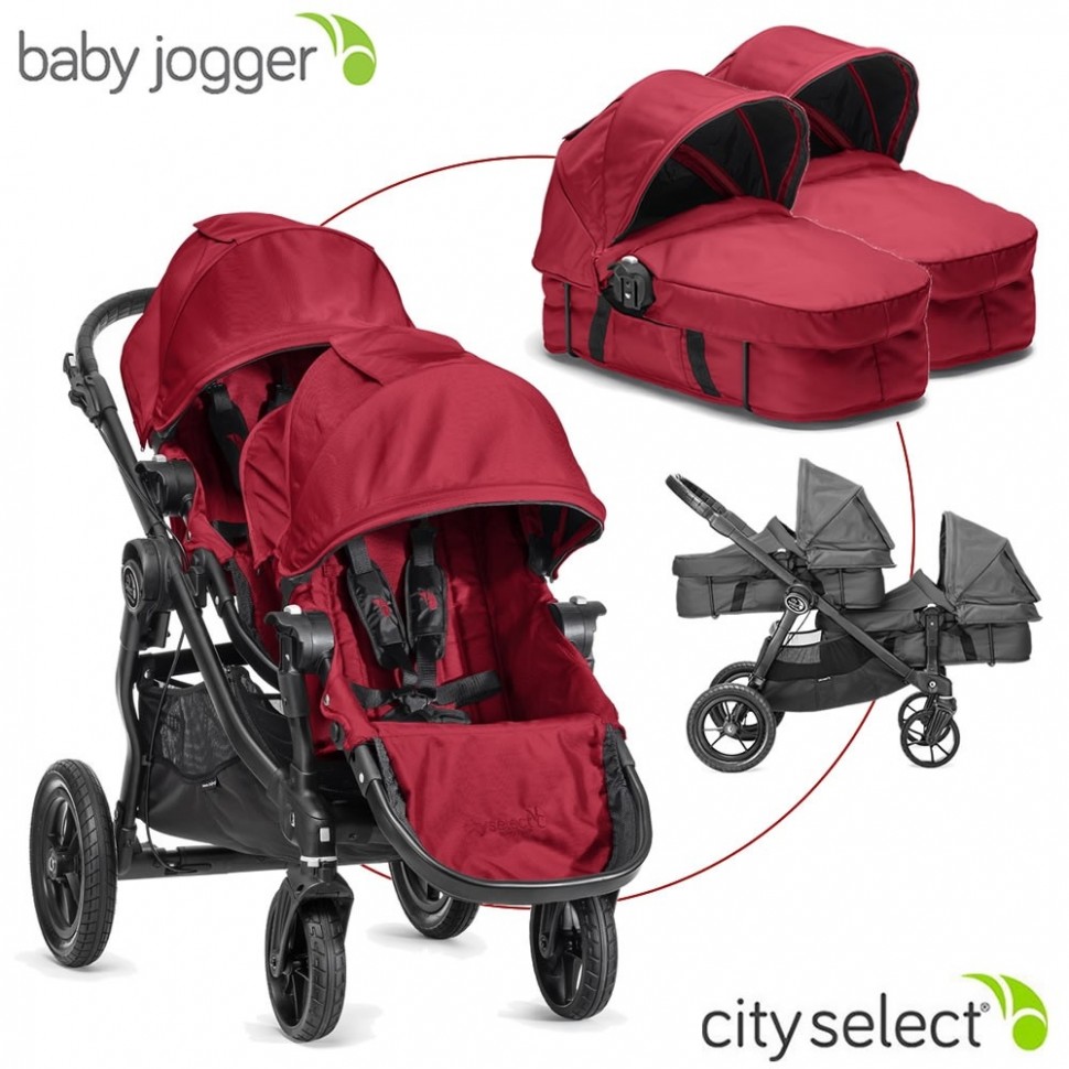 Детская коляска для двойни  2 в 1 Baby Jogger City Select