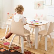 Детский комплект стол и стулья Oeuf  Birke